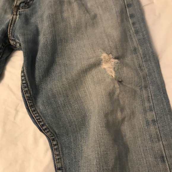 Levi’s Red Tab 505, Distressed, Faded, Light Denim 36W (Short inseam) - Picture 2 of 15